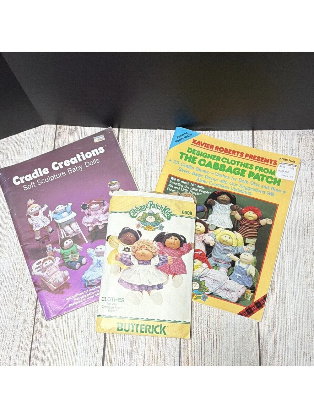 Butterick 6509 Vintage 1980s Cabbage Patch Kids Doll Clothing Pattern 16